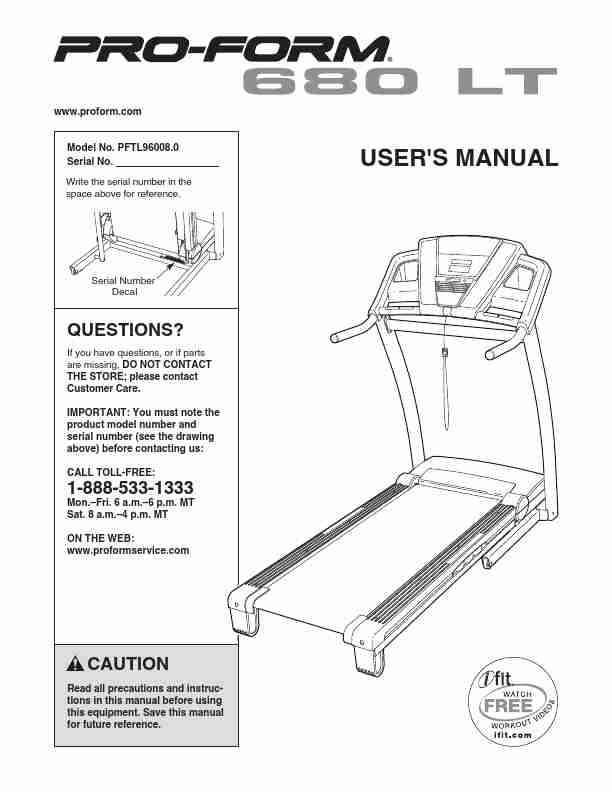 ProForm Treadmill PFTL96008_0-page_pdf
